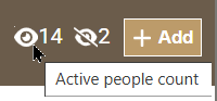 Active and inactive record counts