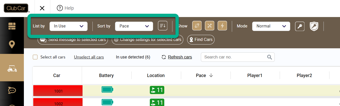 Fleet page opened from Rounds Completed