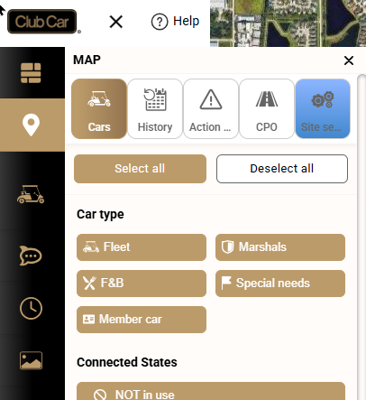 Member Car Special Needs Map filter