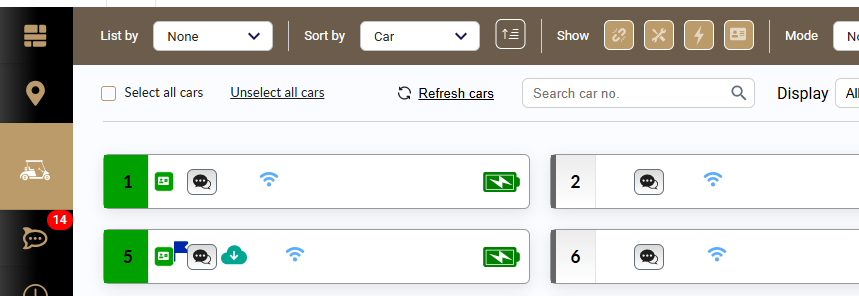 Member Car and Member Car Special Needs filters